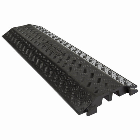 Electriduct Extreme Rubber Drop Over Cable Ramp DO-ED-LG2-BK